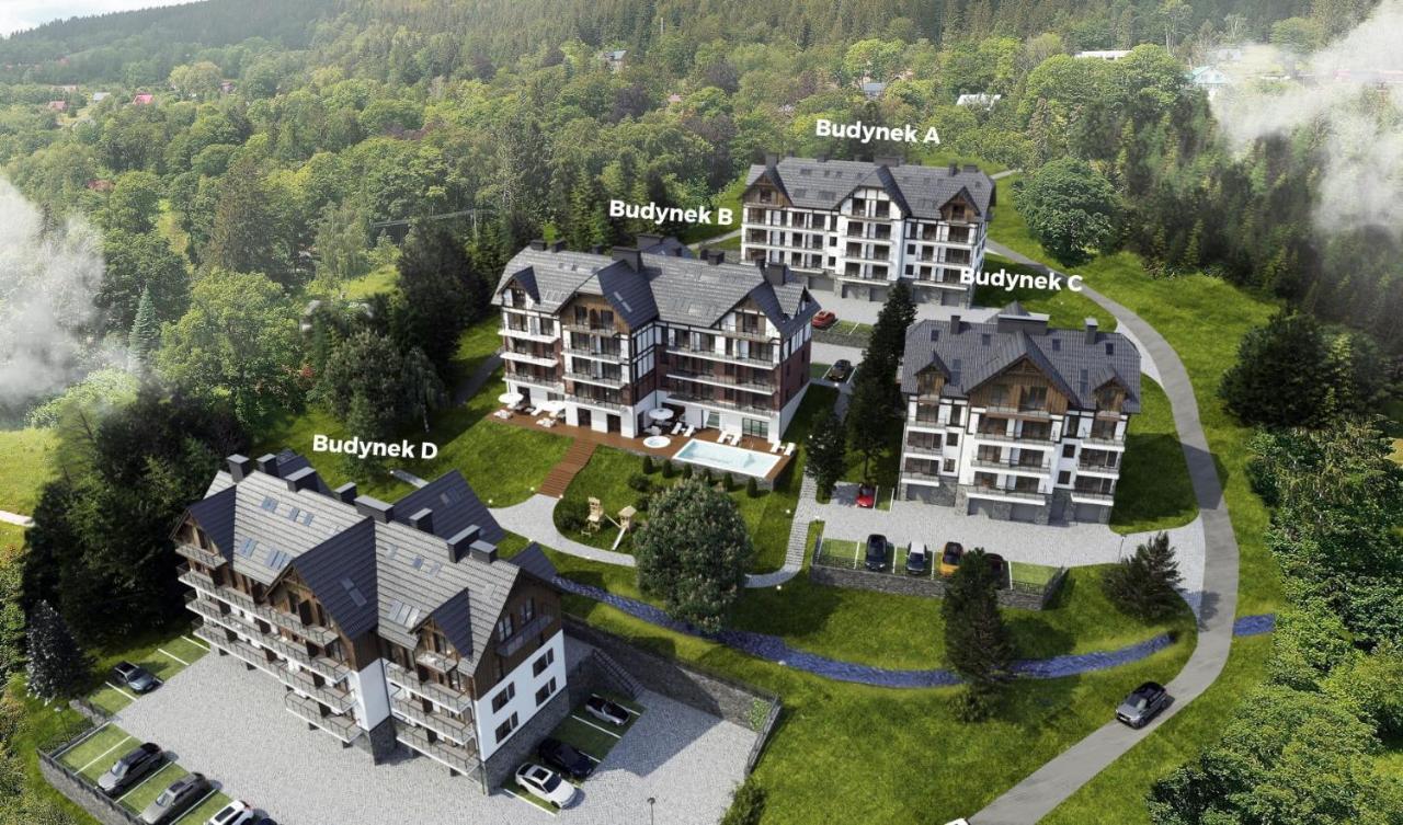 Green Park Resort C15- Z Dostepem Do Basenu, Sauny, Jacuzzi, Silowni ชกลาร์สกา ปอเรมบา ภายนอก รูปภาพ